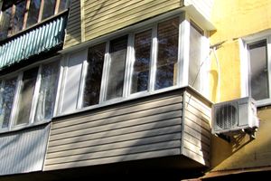 Балкон Г-образный "под ключ" с обшивкой пластиком в Днепре фото