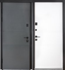 Купить Двери входные Булат Cottage Metalic Grey модель 703/237 (уличная)