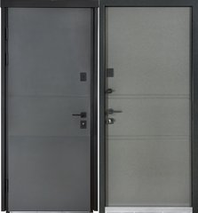 Купить Двери входные Булат Cottage Metalic Grey модель 703/237 (уличная титан)