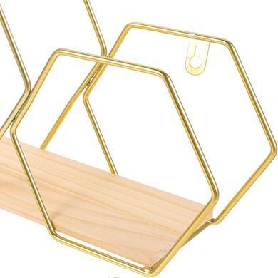 Купить Полка настенная двойной шестиугольник 415*230*100мм (D) SW-00001636
Полка настенная двойной шестиугольник 415*230*100мм (D) SW-00001636 SW-00001636 фото