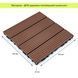 Композитная плитка WPC тик 30*30CM*2СM (D) SW-00001712 SW-00001712 фото 2