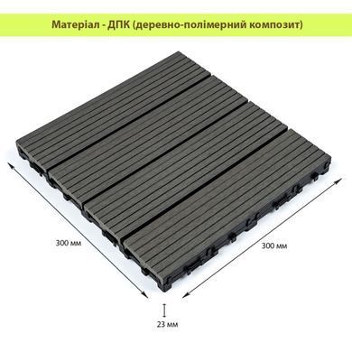 Купити Композитна плитка WPC вугілля 30*30CM*2СM (D) SW-00001713
Композитна плитка WPC вугілля 30*30CM*2СM (D) SW-00001713 SW-00001713 фото