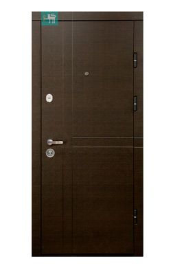Купити Двері вхідні Міністерство дверей модель ПК-180/161 Венге горизонт темний / Царга Мадрид венге