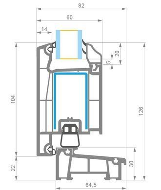 Купить Двери пластиковые WDS
Двери пластиковые WDS 5s, 1200*2100, Al-порог, стеклопакет 1-но камерный ДВ.WDS.1200*2100 фото