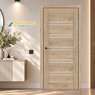 Двери City Line FOXTON сатин