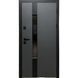Двери входные Портала Серия STREET TERMO GUARD Glass 1 Metallic Grey / Белый атласный Портала СТРІТ TERMO GUARD Glass 1  фото 3