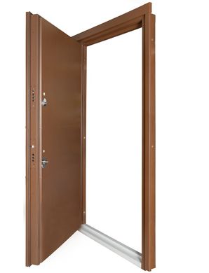 Купить Двери входные Булат Elegant коричневый металлик