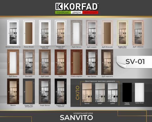 Купить Двери KORFAD SANVITO SV-01
Двери KORFAD SANVITO SV-01 SV-01 фото