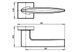 Ручка роздільна ARMADILLO SQUID URB9 SN-3 матовий нікель ARMADILLO SQUID SN-3 фото 2