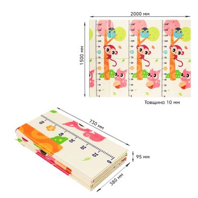 Купити Дитячий складаний розвиваючий термокилимок 150х200х1см "Поляна | Зростомір" (278) SW-00000848