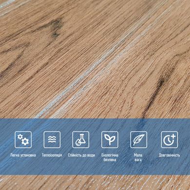 Купити Самоклеюча 3D панель під світлий дуб 19600x700x3мм SW-00001474
