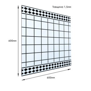 Купити Самоклеюча вінілова плитка 600х600х1,5мм, ціна за 1 шт. (СВП-209) Глянець SW-00000516