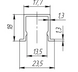 Нижняя направляющая Armadillo DIY Comfort 60/80/1,3/1500 bottom track (1,5 м)(CFG-778)