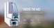 Балконный блок WDS 76AD, 2000х2100, 1/2 створка, стеклопакет 2-х камерный балк.блок.1 ств.WDS 76AD.СПД фото 3
