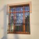 Решетка металлическая на окно, эскиз К4