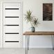 Двері LUXDOORS Флора ECO-TEX скло BLK LD. Флора ECO-TEX.BLK фото 3