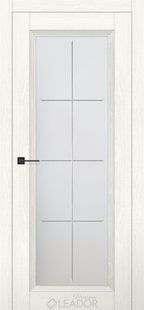 Двери LEADOR Premium SP SILVER-02 стекло сатин с фрезеровкой