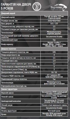 Купити Двері вхідні Булат Статус (квадро) модель 549/551
Двері вхідні Булат Статус (квадро) модель 549/551 Булат Статус.549/551(ч) фото