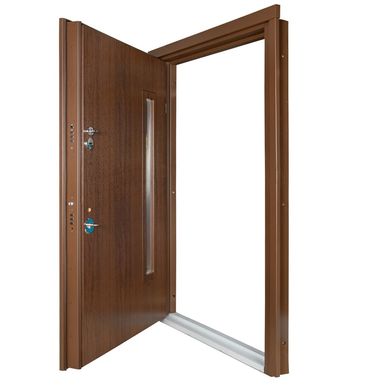 Купить Двери входные Булат Cottage 705 Metalik Wood/431 со стеклопакетом