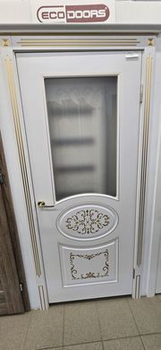 Купить Двери НЕМАН VIP Сильвия патина стекло
Двери НЕМАН VIP Сильвия белые патина стекло Сильвія.пс фото