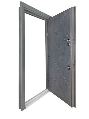 Купить Двери входные Булат Cottage Metalic Grey/197 бетон антрацит (уличная )