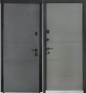 Купити Двері вхідні Булат Cottage Metalic Grey модель 703/237 (вулична титан)