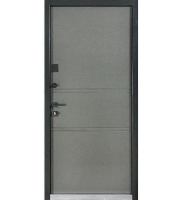 Купить Двери входные Булат Cottage Metalic Grey модель 703/237 (уличная титан)