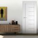 Двери LUXDOORS Мадрид VINIL белый стекло сатин LD. Мадрид VINIL.сатин фото 1
