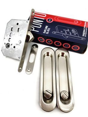 Купити Засувка з ручками для розсувних дверей Punto SH.SL152.KIT011-BK (Soft LINE SL-011) SN-3 матовий нікель
Засувка з ручками для розсувних дверей Punto SH.SL152.KIT011-BK (Soft LINE SL-011) SN-3 матовий нікель Punto Soft LINE SL-011 фото