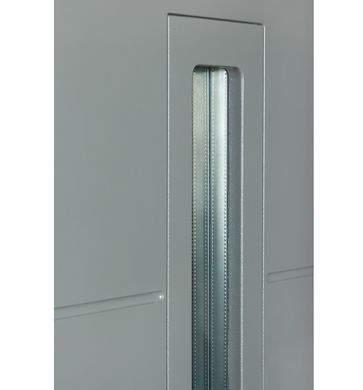 Купити Двері вхідні Булат Cottage Metalic Grey модель 703/237 зі склопакетом (вулична титан)