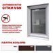 Москитная сетка VSN белая VSN сітка біла фото 5