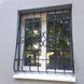 Решетка металлическая на окно, эскиз К12